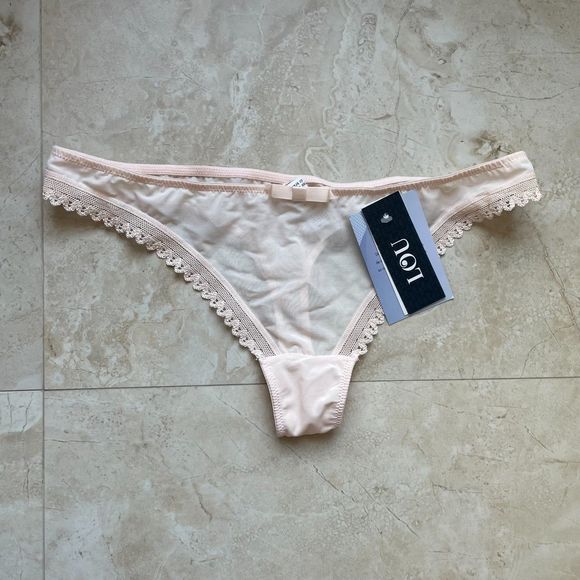LOU Oxygène Thong NWT Size Medium in Light Pink - Picture 1 of 5